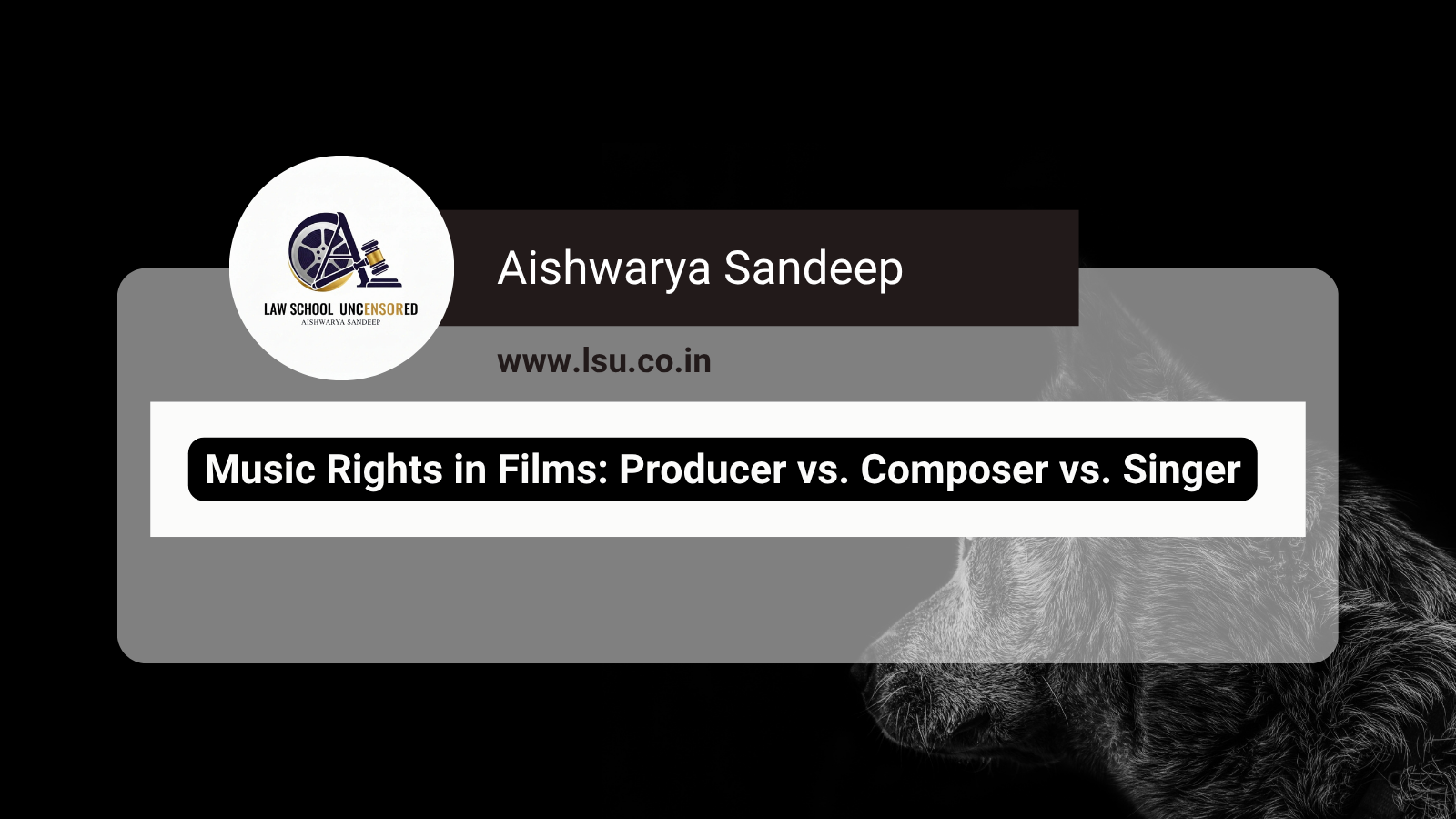 Music Rights in Films: Producer vs. Composer vs. Singer