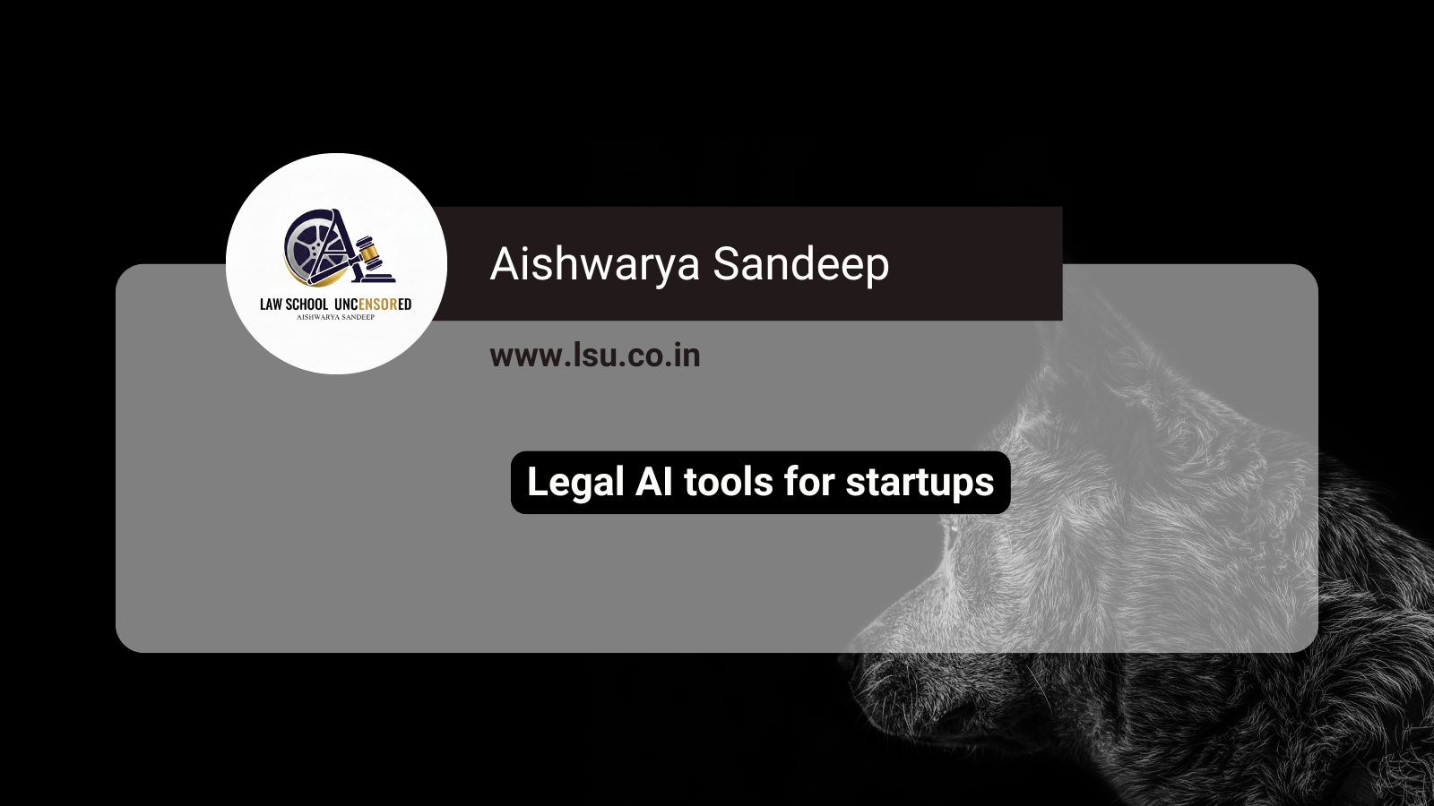Legal AI tools for startups