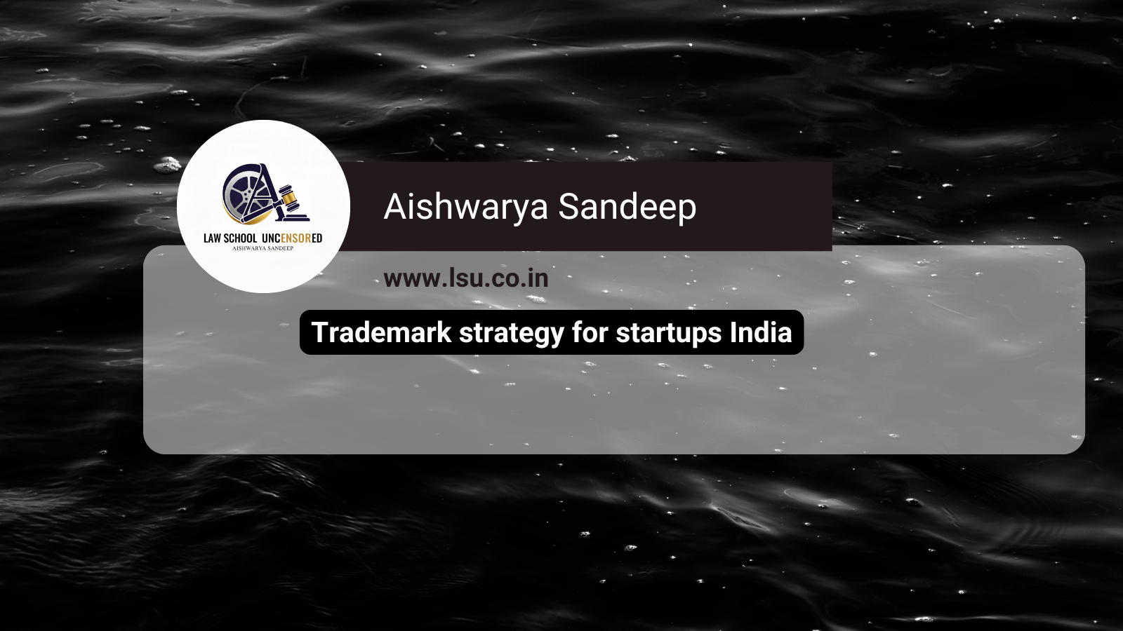 Trademark strategy for startups India
