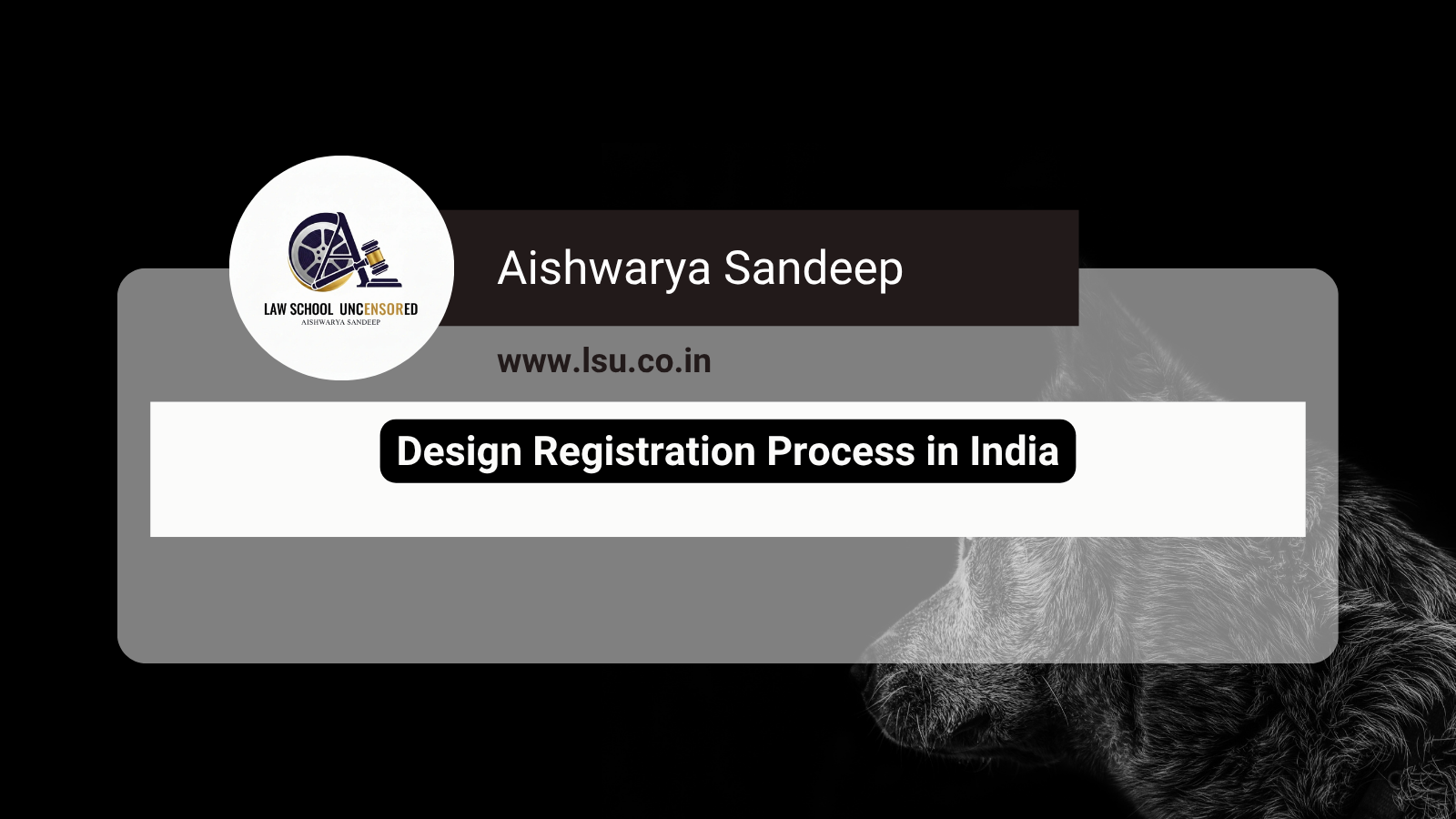 Design Registration Process in India