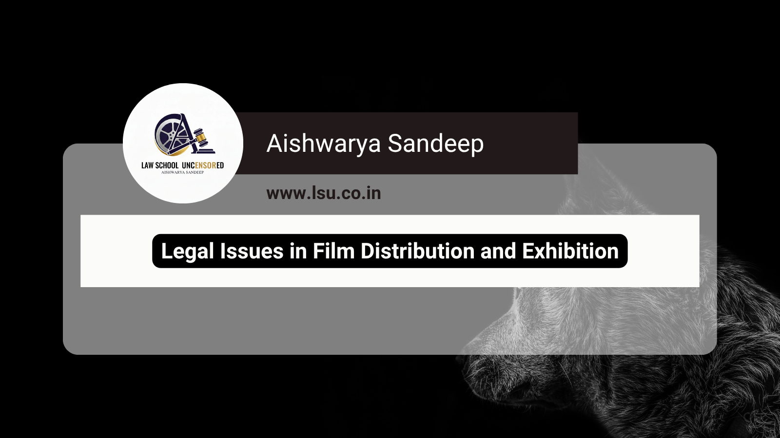 Legal Issues in Film Distribution and Exhibition