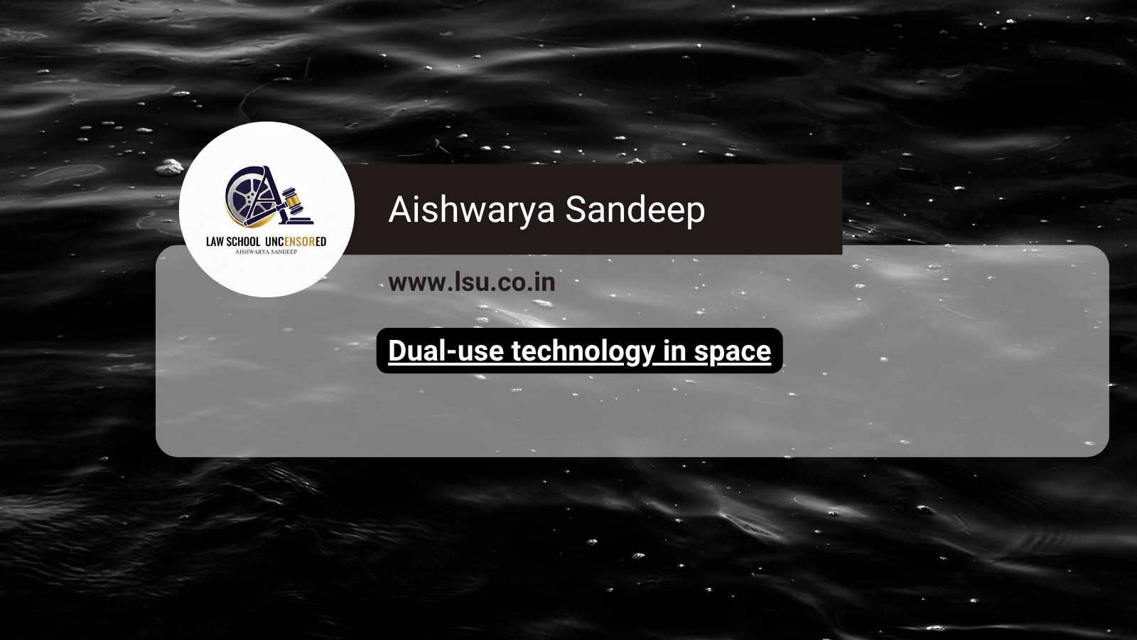 Dual-use technology in space: legal and ethical dilemmas