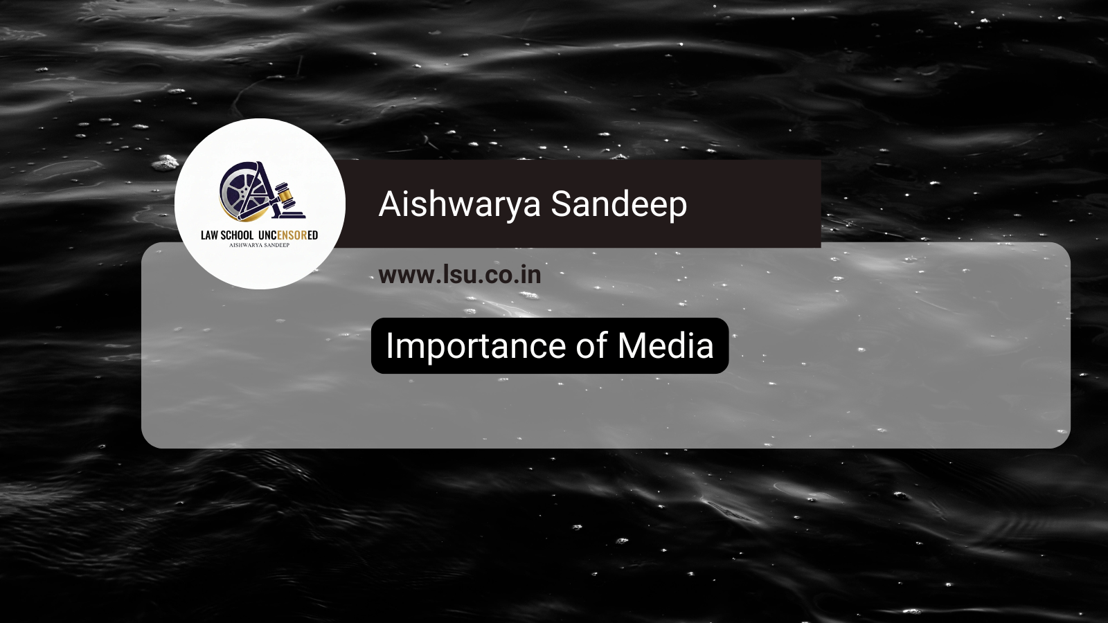 Importance of Media