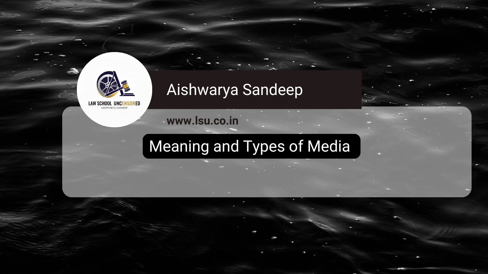 Meaning and Types of Media
