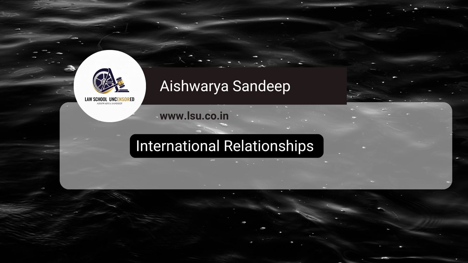 International Relations – Notes