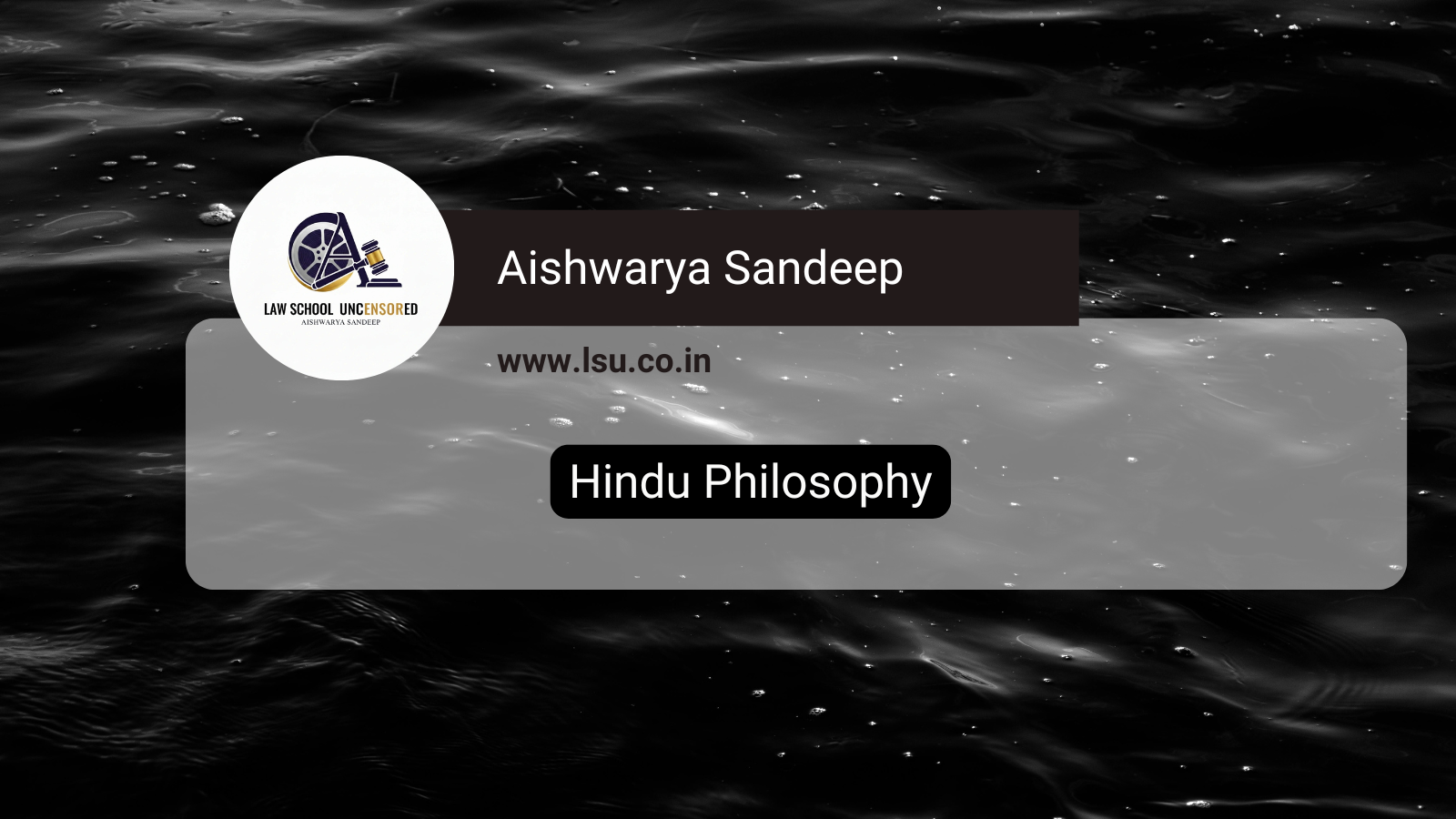 Hindu Philosophy