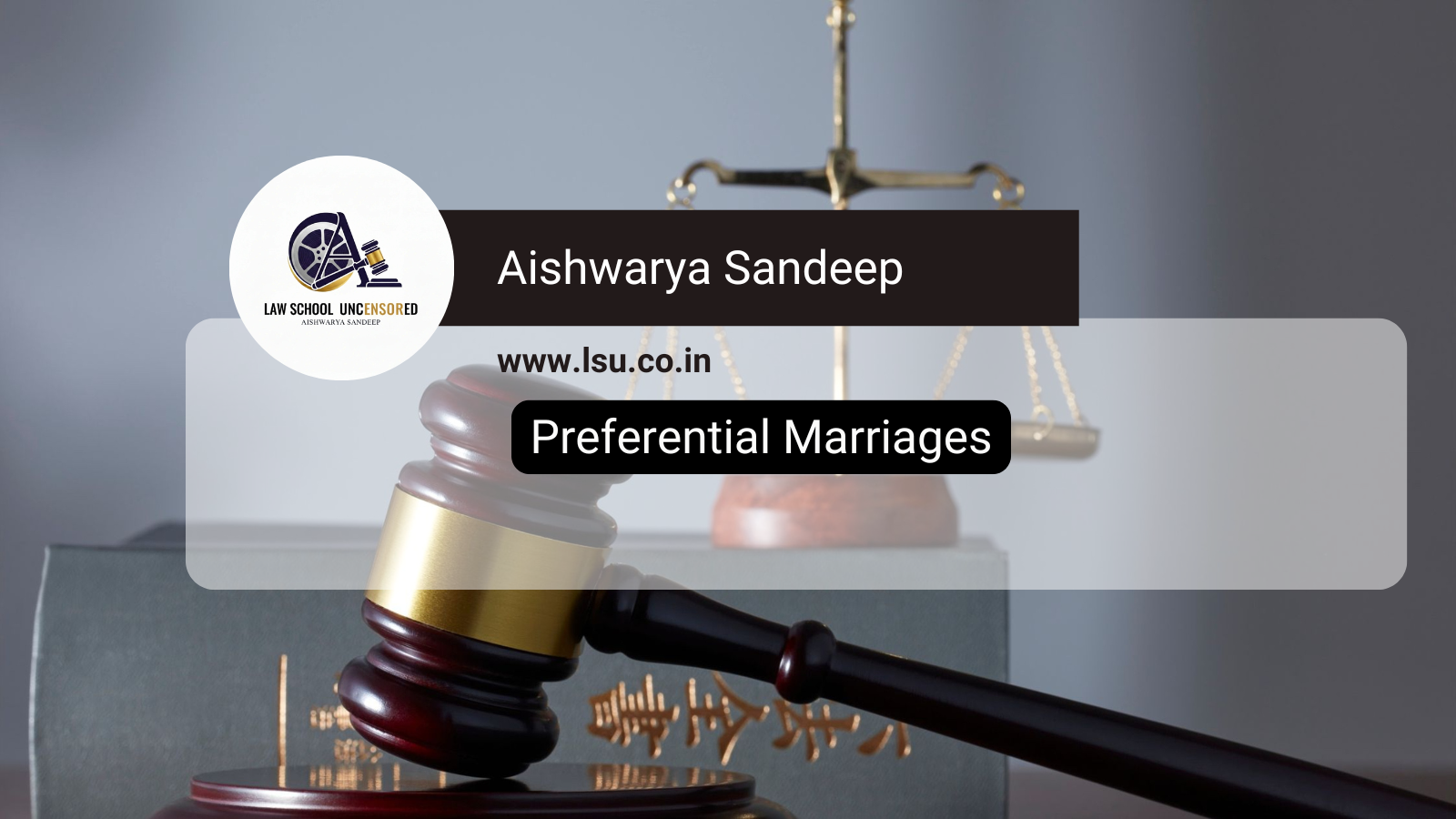 Preferential Marriages