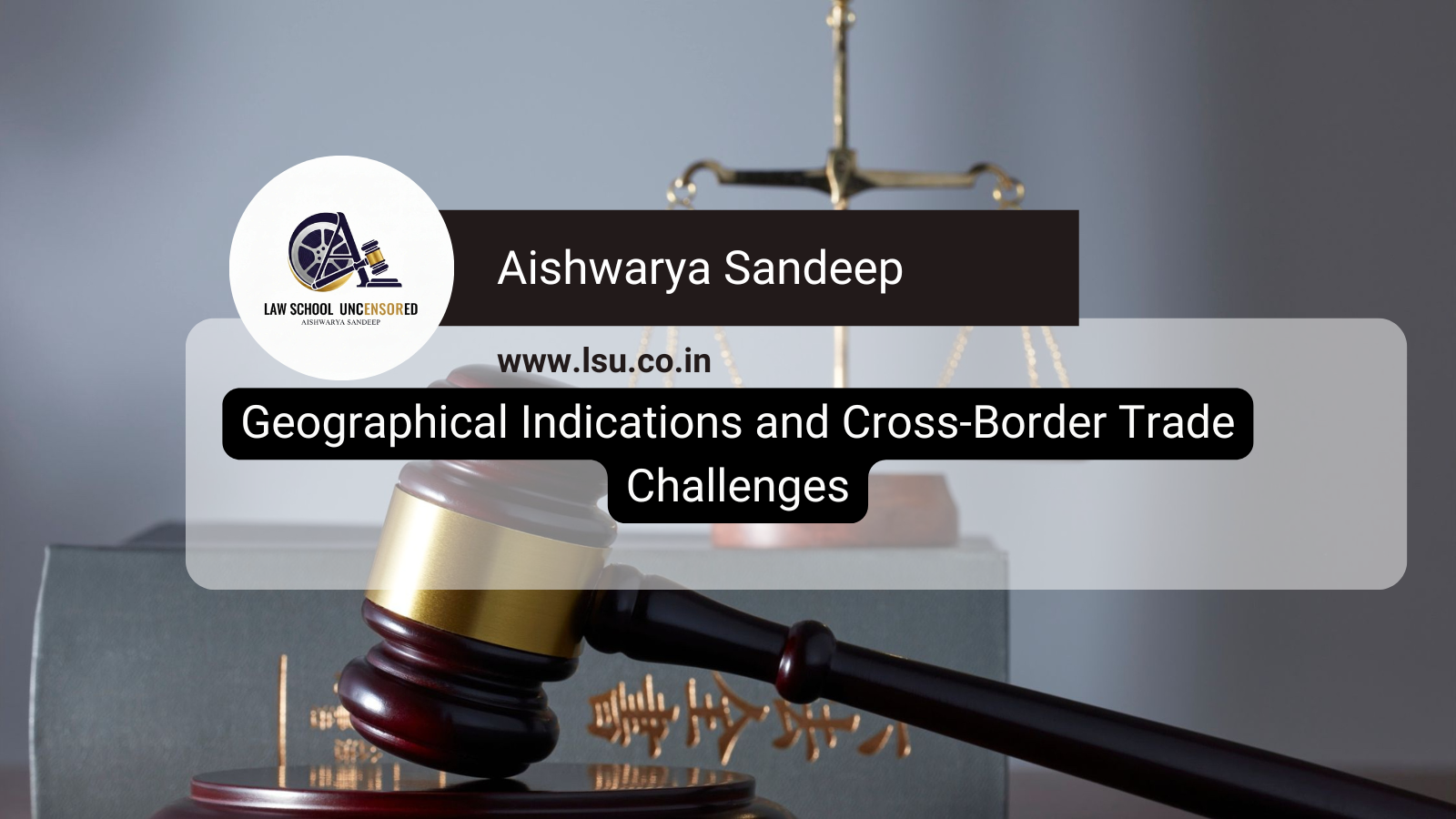 Geographical Indications and Cross-Border Trade Challenges