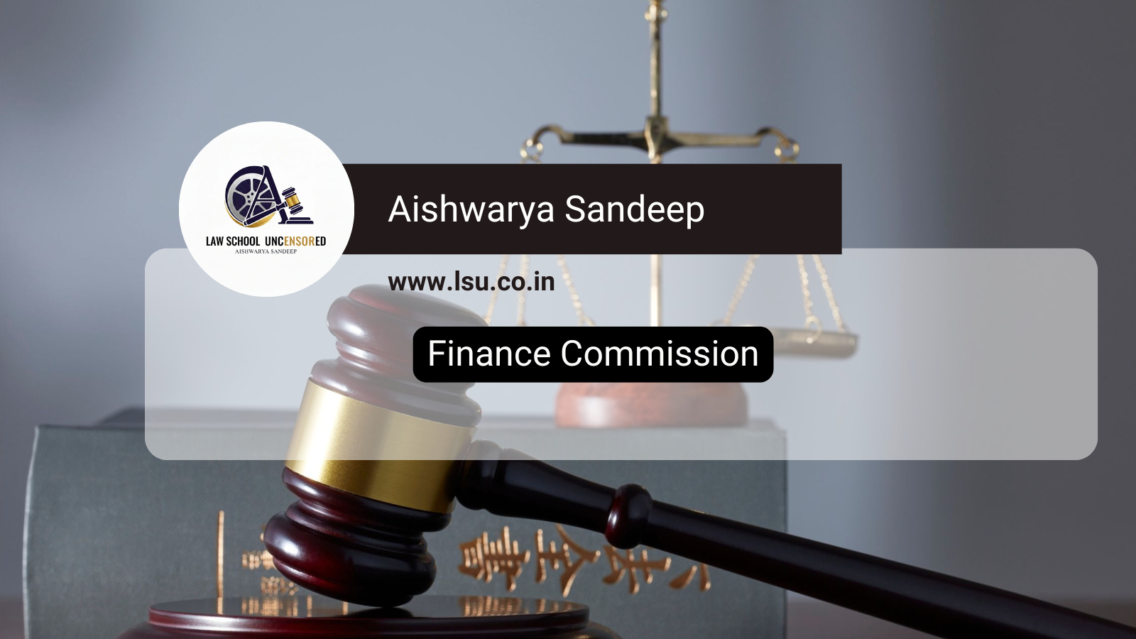 Restrictions on the Finance Commission – Centre-State Relations: Financial