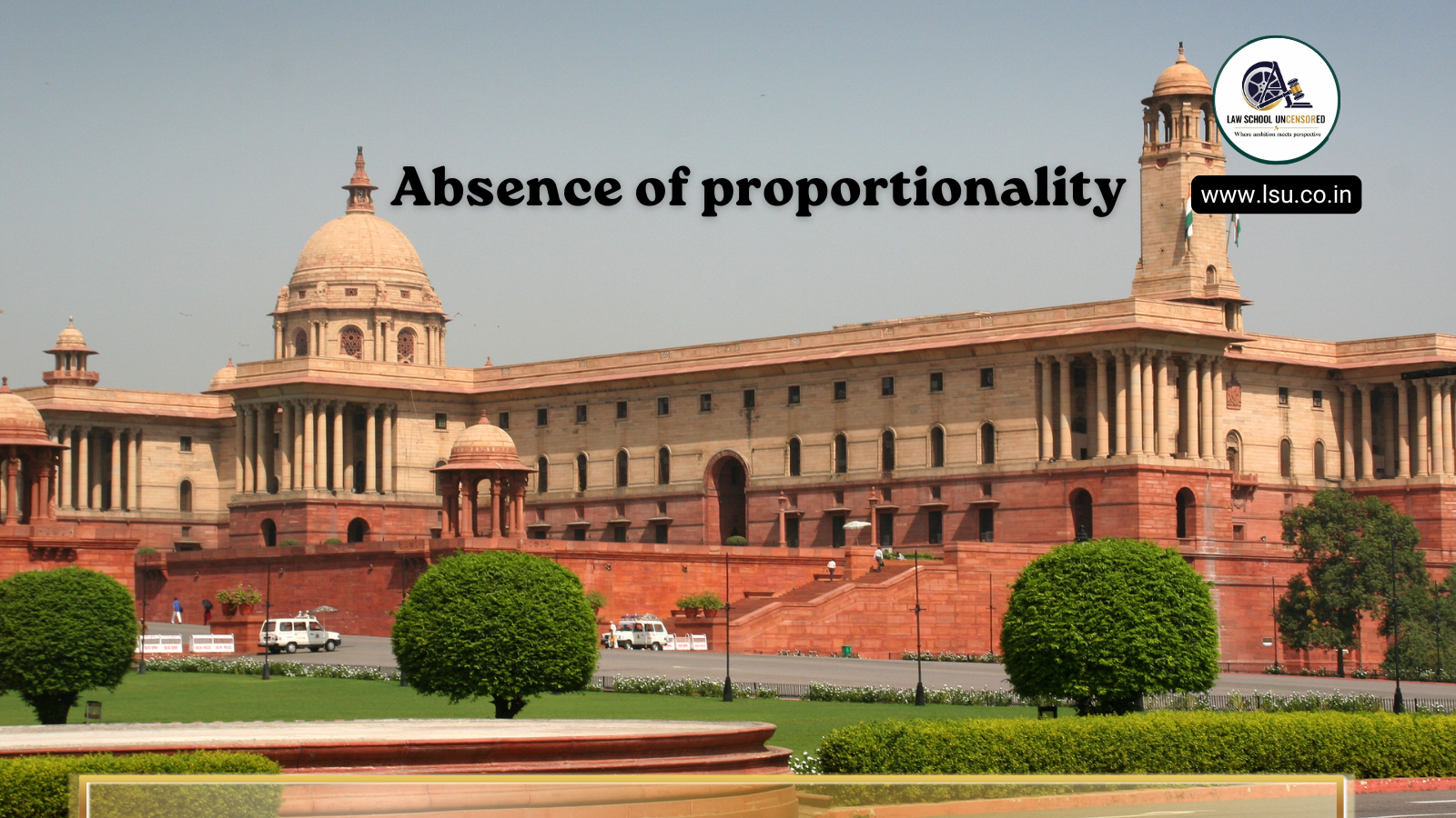 Absence of proportionality
