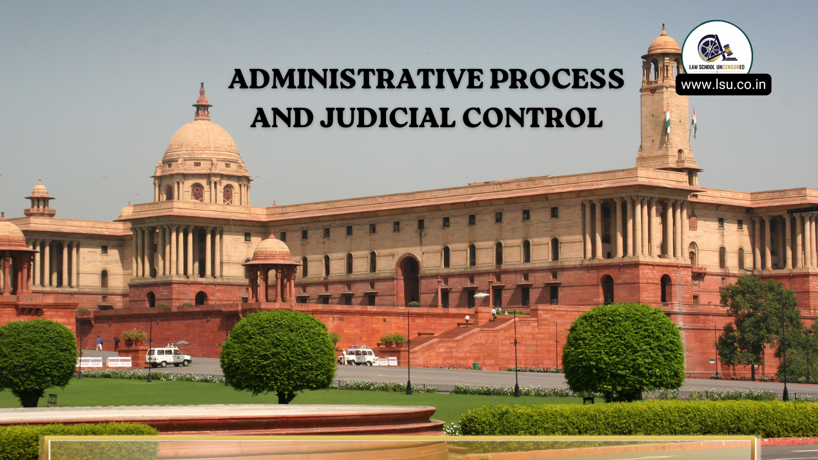 Administrative process and judicial control