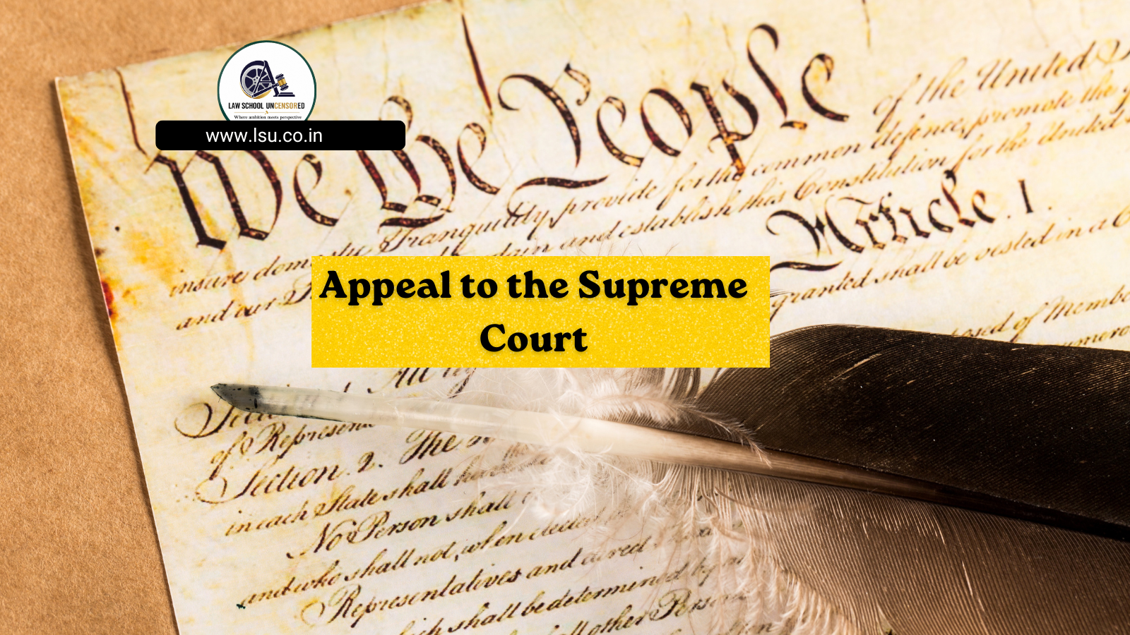 Appeal to the Supreme Court